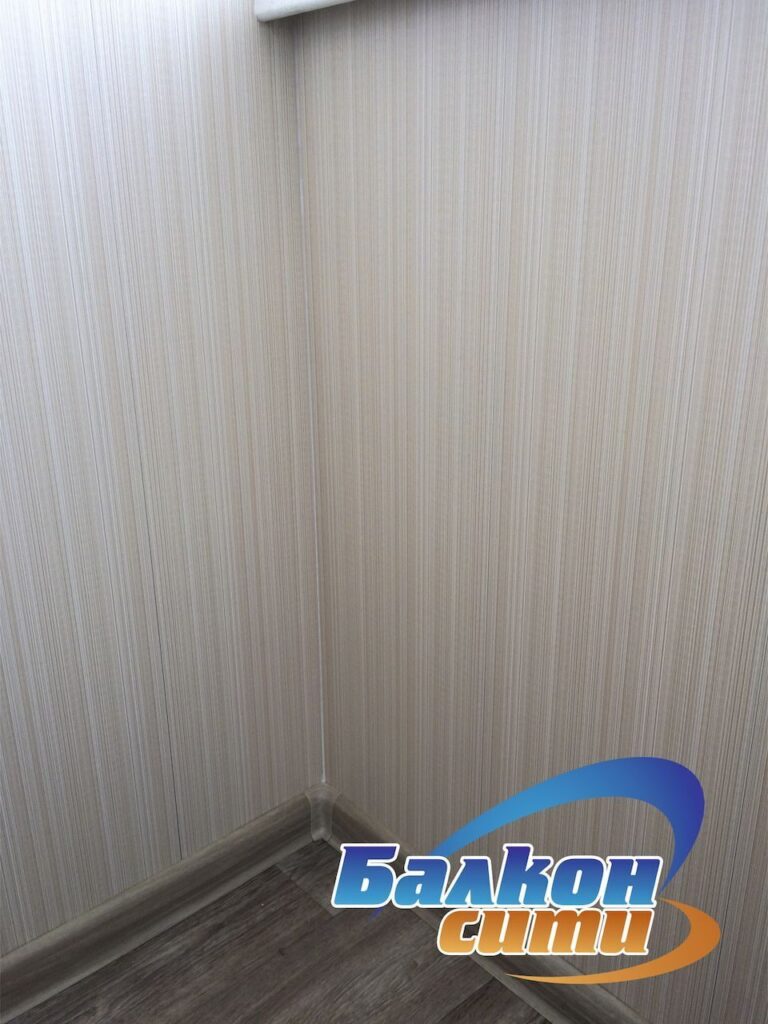 Внутренняя отделка балкона. Стены.
